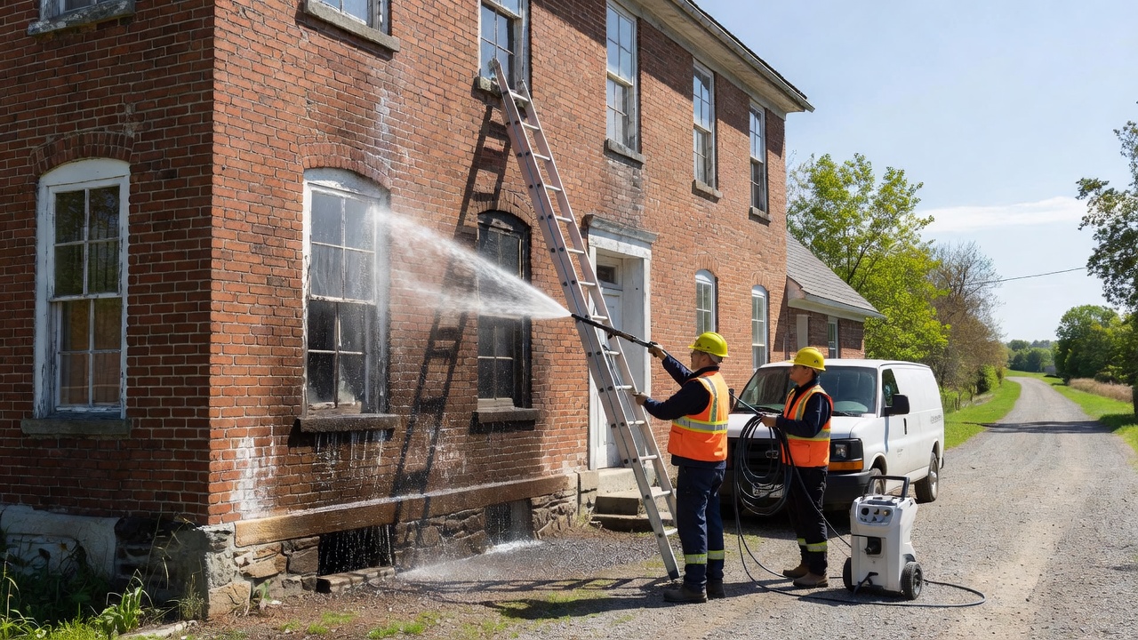 Voici une combinaison générée :**Nettoyage de façade extérieure – Saint-Marc-sur-Richelieu**